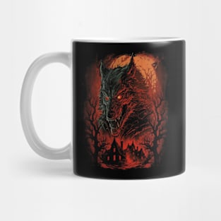 Werewolf of the Harvest Moon Mug